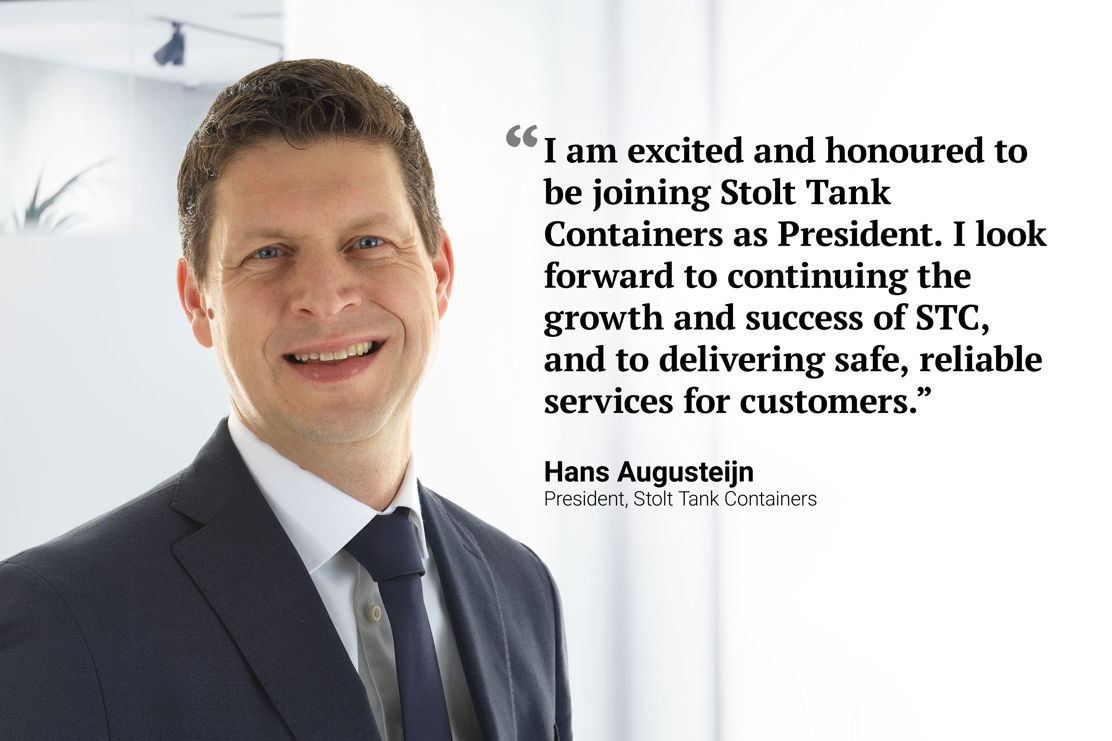 Stolt Tank Containers appoints Hans Augusteijn as President